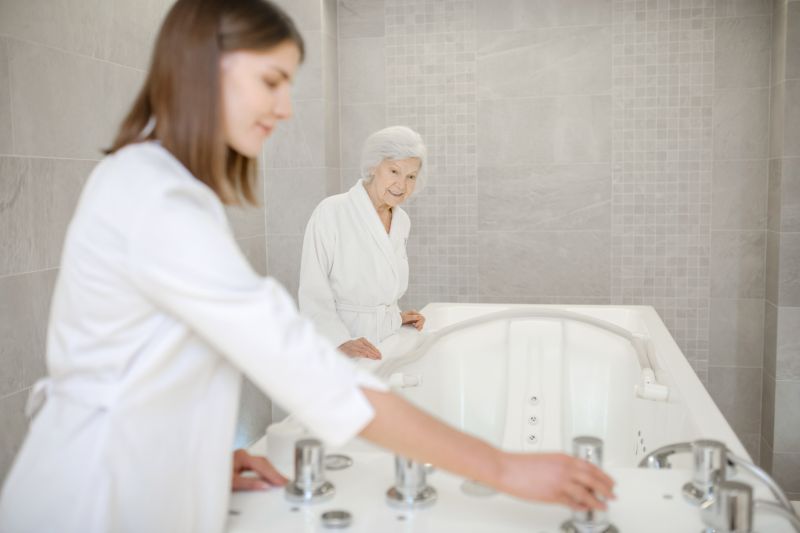 Senior Bathtub Installation detail
